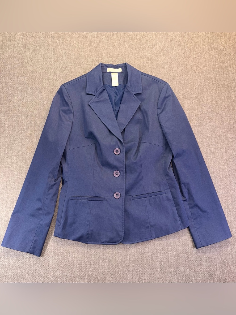 Liz Claiborne Navy 3-Breasted Women's Blazer Size 8